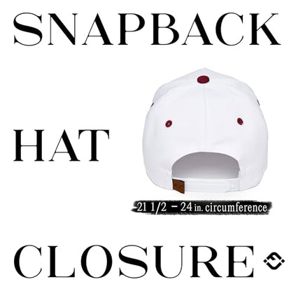 Funky Junque Trucker Snapback Hat - color: Game Day - Burgundy/White