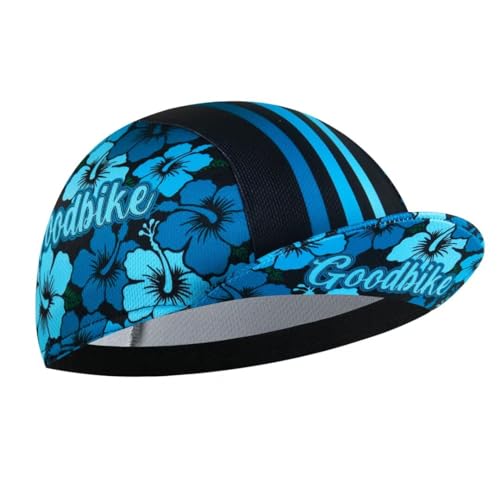 Cycling Cap for Man and Woman Cycling Hat Under Helmet-Polyester Breathable Sweat Absorbent - color: Flo-7