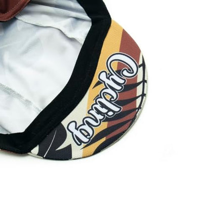 Cycling Cap for Man and Woman Cycling Hat Under Helmet-Polyester Breathable Sweat Absorbent - color: Flo-2