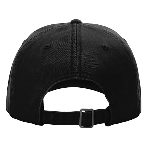 Custom Dad Style Embroidered Hat for Men, Customized Baseball Cap, Gorras para Hombres, Personalized Hats for Men - color: Black