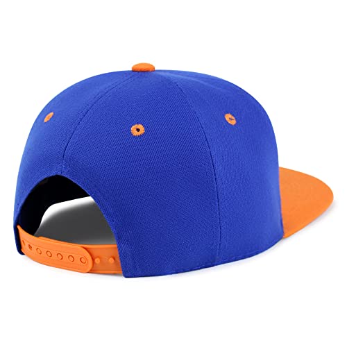 Liberty Statue Hip-Hop Snapback Hat Embroidered Baseball Cap New York - color: 26. Blue/Orange