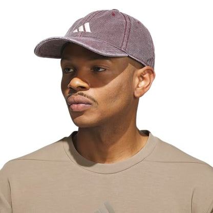 adidas Men's Ultimate Hat Baseball Cap - color: Maroon/Crystal Linen Beige/Dye