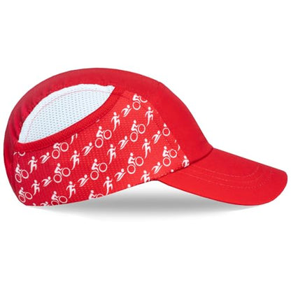 Headsweats Performance Ice Hat - color: Red/Triathlon
