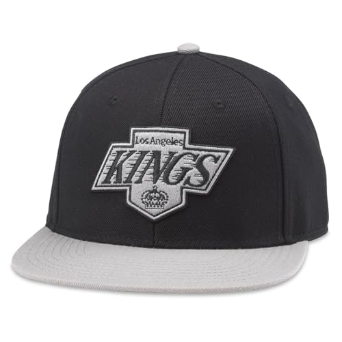 AMERICAN NEEDLE Officially Licensed NHL National Hockey League Archive 400 Adjustable Snapback Baseball Hat - color: La Kings (Black)