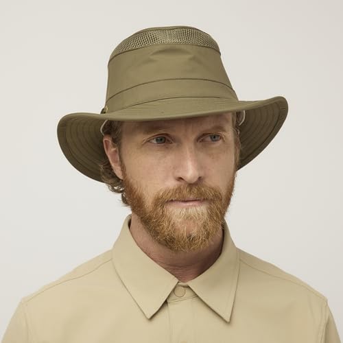 Tilley Womens Ltm5 Airflo Medium Brim Recycled Sun Hat, Olive, 7.75 US - color: Olive, size: 7 3/4