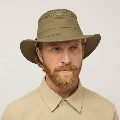Tilley Womens Ltm5 Airflo Medium Brim Recycled Sun Hat, Olive, 7.75 US - color: Olive, size: 7 3/4