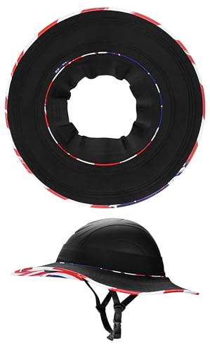 Tontron Helmet Visor |Hard Hat Sunshade with Detachable Neck Flap - color: Liberty