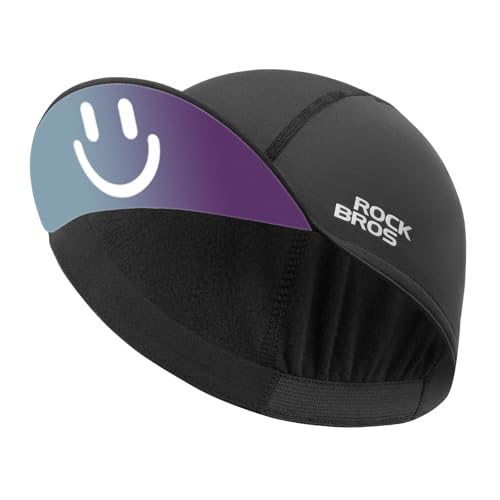 ROCKBROS Winter Cycling Caps for Men and Women Windproof Cycling Hat Black