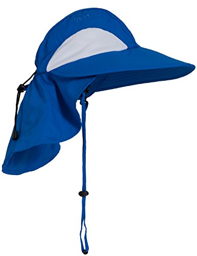 Tuga Adult Unisex Sol Wide Brim Sun Hats - UPF 50+ Sun Protection - color: Royal