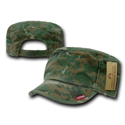 Rapiddominance Adjustable Patrol Cap with Zipper - color: W.digit
