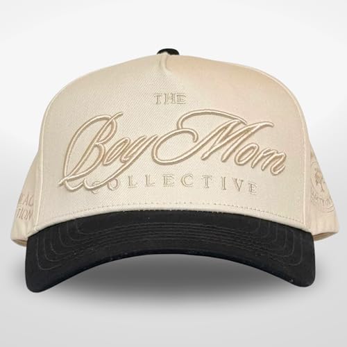 Vintage Mom & Dad Trucker Hats | Men & Women | Kids Grandpa Boy Mom Girl Dad Hats | Country Western | Cotton | Snapback - color: Boy Mom | Black