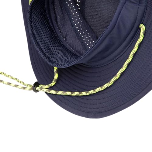 MISSION Cooling Anywhere Boonie Hat - Unisex Wide-Brim Hat for Men & Women - Cools Up to 2 Hours - UPF 50 Sun Protection - color: Navy