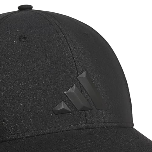 adidas Men's Gameday Stretch Fit Hat - color: Black/Black/5, size: Large-X-Large