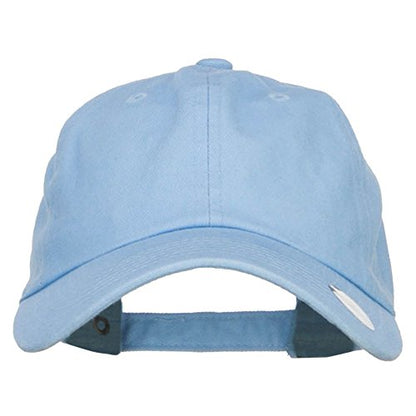 Nissi Unstructured Cotton Twill Washed Cap - color: Blue