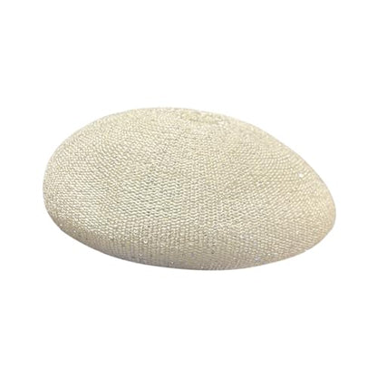 Women Lightweight Beret Floral Hollow Out Hat Breathable French Beret Beanie Hat Cap for Spring Summer - color: Beige 6#