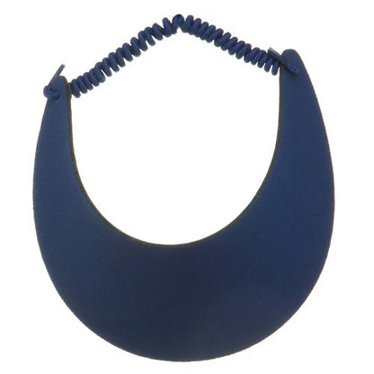 e4Hats.com Fabric Foam Visor - color: Blue