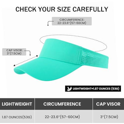 STARANCE Unisex Sun Visor Cap for Men Woman - color: Green