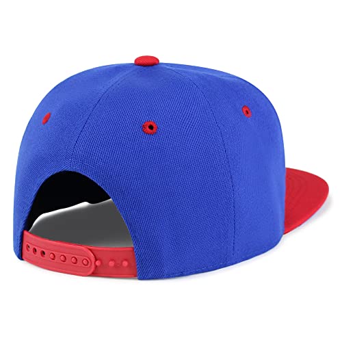 JPAK Pizza Hip-Hop Snapback Hat Embroidered Baseball Cap Foodie - color: 27. Blue/Red
