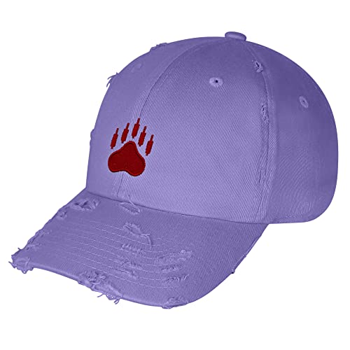 JPAK Bears Vintage Dad Hat Embroidered Cap NASDAQ Symbol Stocks - color: Lilac