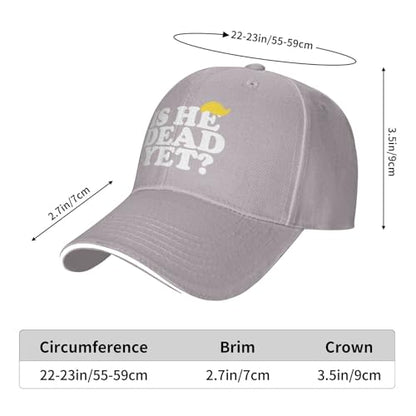 is He Hat Men Dad Hats Cute Cap - color: Gray