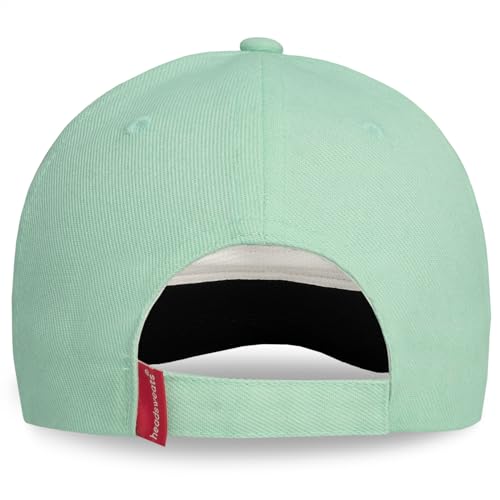 Headsweats Dad Hat – Men's Embroidered Twill Baseball Cap, Adjustable Strapback, Lightweight, Breathable - color: Seafoam/Mountains