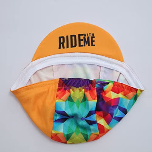 Man's Cycling Cap - Polyester Road Cycling Hat-Under Helmet - Cycling Helmet Liner Breathable&Sweat Uptake - color: Da24