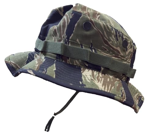 Government Jungle (Boonie) Hat - Tiger Stripe - size: 7 1/4-7 3/8