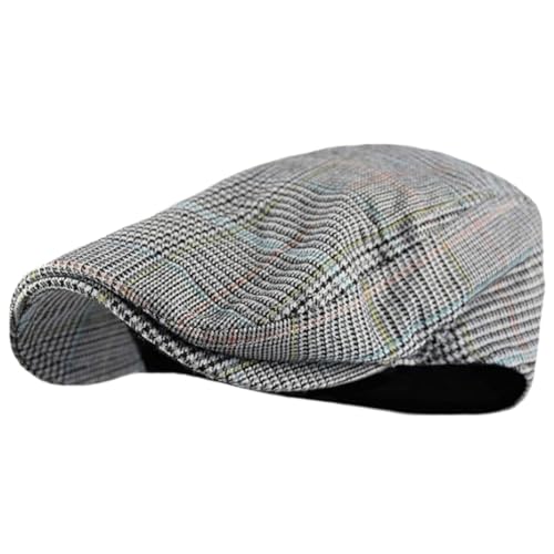 Newsboy Cap for Men/Women Newsboys Hat Men Beret Hats Soft & Comfortable Dress Beret Fashionable Caps for Daily Wear - color: Paisley Lt.gray, size: Medium