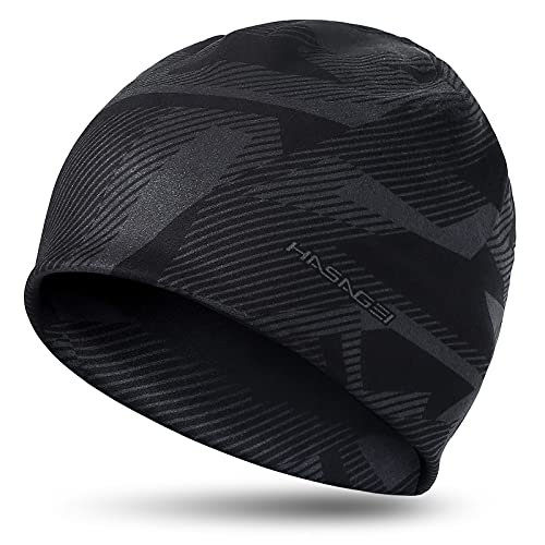 HASAGEI Beanies Skull Caps for Men, Women Warm Helmet Liner Cycling Cap Soft Lightweight Beanie Hat Antistatic Running Beanie - color: Twill