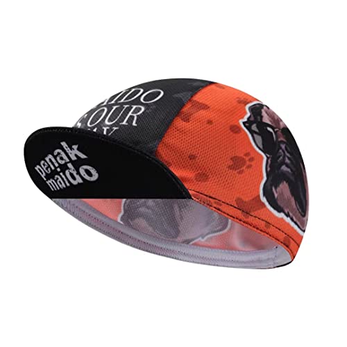 Funny Cycling Cap - Polyester Cartoon Cycling Hat-Under Helmet - Cycling Helmet Liner Breathable&Sweat Uptake - color: B7