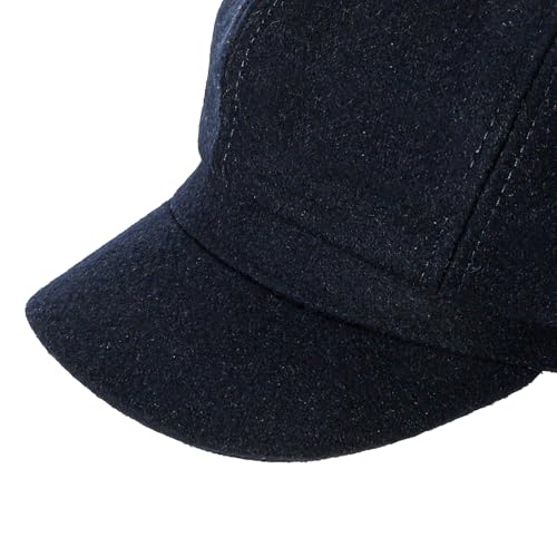 Newsboy Cabbie Baker boy hat Beret Cap for Women Pageboy Visor Paperboy Hat Sailor Fiddler Hat Adjustable - color: Navy