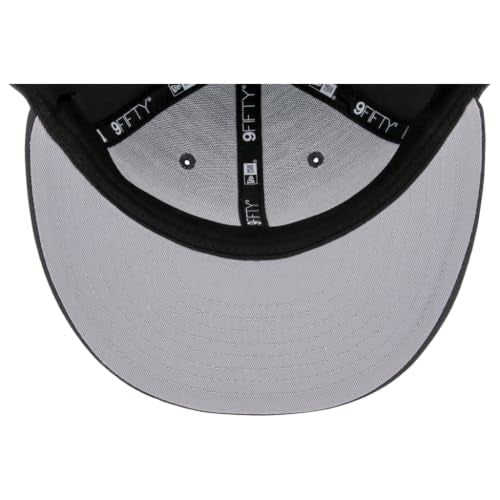 New Era Blank Custom 59FIFTY Fitted Flat Bill Cap - color: Graphite, size: 7 1/2