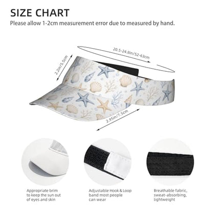Panda Sports Sun Visor Hats for Women Men - color: 17