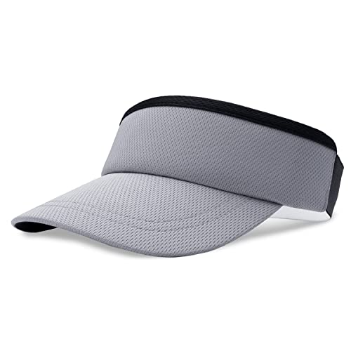 Headsweats Unisex Adult Lightweight Performance Running Sun Visor - color: Gunmetal Grey