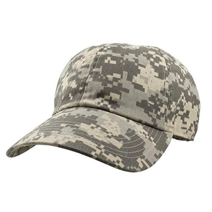 Gelante Baseball Cap Dad Hat 100% Cotton Polo Style Plain Blank Adjustable Size. - color: Gray Digital Camo