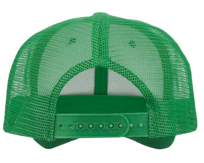 Gelante Mesh Trucker Hat Baseball Cap Structured Front Panel Wholesale LOT 12 Pack - color: Kelly Green