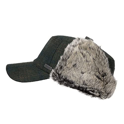 Jeff & Aimy Unisex Winter Earflap Trapper Hunting Ski Hat Baseball Cap 54-62CM - color: 92680-green, size: Medium