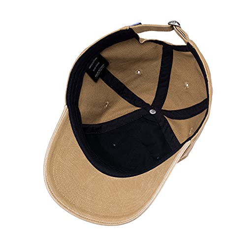Croogo Unstructured Soft Baseball Cap Unisex 6 Panel Low Profile Dad Hat Adjustable Polo Trucker Hat Sun Cap for Daily Wear - color: Bc10-blue