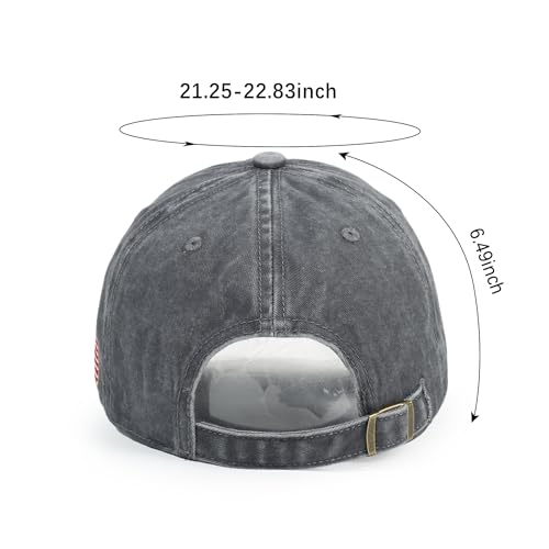 USA 250th Anniversary Baseball Cap Patriotic Embroidered American Hat - color: 3-gray
