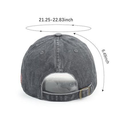 USA 250th Anniversary Baseball Cap Patriotic Embroidered American Hat - color: 3-gray