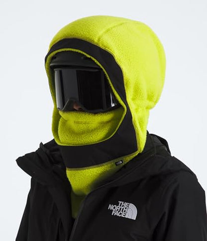 THE NORTH FACE Whimzy Powder Hood | Water Repellent Overlay, Over Helmet Fit & 3 Piece Hood With Internal Gaiter - color: Fizz Lime