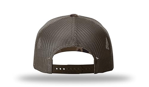 Richardson 112FP & 112PFP Classic Fit Five-Panel Snapback Trucker Cap |OSFM - color: Bark Duck Camo/Brown