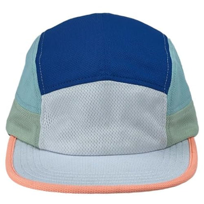 FASHIXD 5 Panel Hats for Men Baseball Cap Outdoor Sports Running Cap - color: Grey/Bule