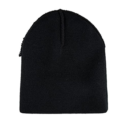 Levi's Mens All-Season Hero Beanie Soft Knit Cuffed Winter Hat, Warm & Comfortable Everyday Style - color: Black/Tan