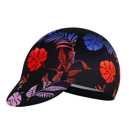 Cycling Cap for Man and Woman Cycling Hat Under Helmet-Polyester Breathable Sweat Absorbent - color: Flo-14