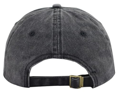 Cyclist Hat for Men Women, Classic Adjustable Cotton Cycologist Embroidered Baseball Cap - color: Black