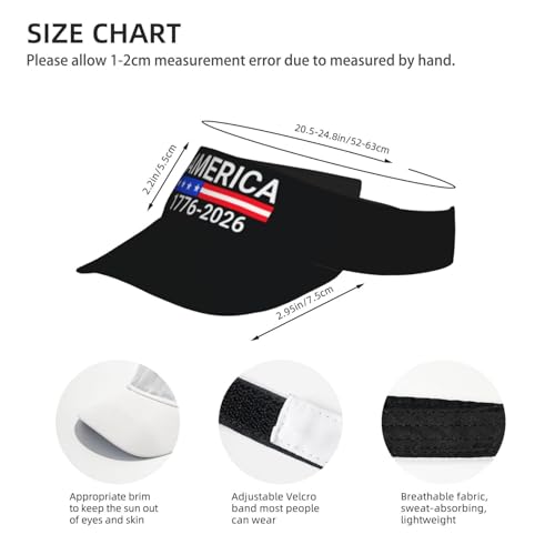 United States 250th Anniversary Hat America Patriotic Visor Caps for Women Men Adjustable Sun Hat - color: Usa 250th Anniversary 15
