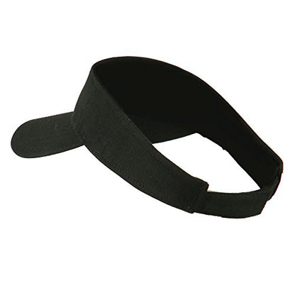 Youth Cotton Sun Visor - color: Black