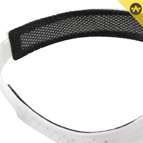 WANDER Sports Sun Visor Hat Mesh Foldable Brim for Men Women Running - color: White