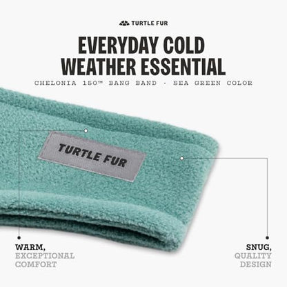 Turtle Fur Bang Band - Warm Headbands for Men and Women - color: Sea Green
